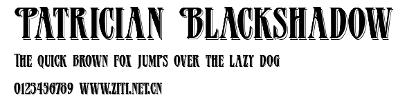 Patrician Blackshadow.ttf