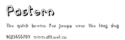 Pastern.ttf字體轉換器圖片