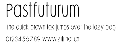 Pastfuturum.ttf字體轉換器圖片