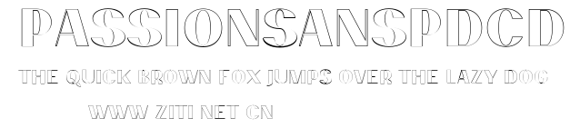 PassionSansPDcd.ttf字體轉換器圖片