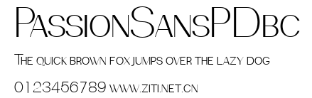 PassionSansPDbc.ttf字體轉換器圖片