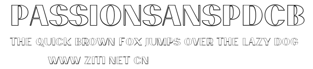 PassionSansPDcb.ttf字體轉換器圖片