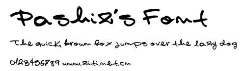 Pashiz´s Font.ttf字體轉換器圖片