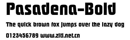 Pasadena-Bold.ttf字體轉換器圖片