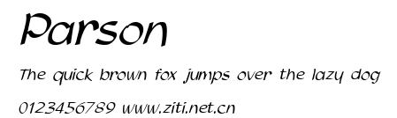 Parson.ttf字體轉換器圖片
