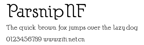 ParsnipNF.ttf字體轉換器圖片