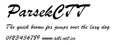 ParsekCTT.ttf字體轉換器圖片