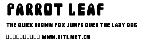 Parrot Leaf.ttf字體轉換器圖片