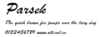 Parsek.ttf字體轉換器圖片