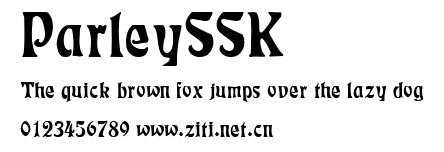 ParleySSK.ttf字體轉換器圖片