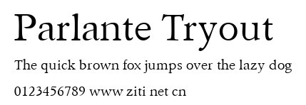 Parlante Tryout.ttf字體轉換器圖片