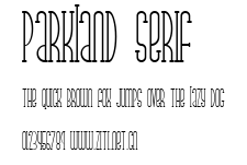 Parkland Serif.ttf字體轉換器圖片
