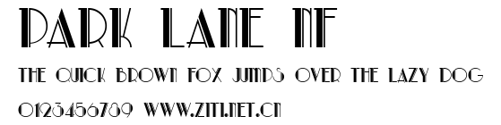 Park Lane NF.ttf字體轉換器圖片