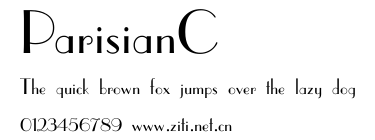 ParisianC.ttf字體轉換器圖片