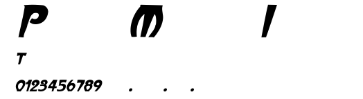 ParisMetro Italic.ttf字體轉換器圖片