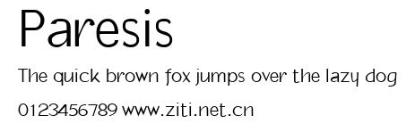 Paresis.ttf字體轉換器圖片