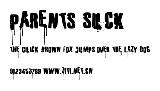 Parents Suck.ttf字體轉換器圖片