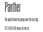 Panther.ttf字體轉換器圖片