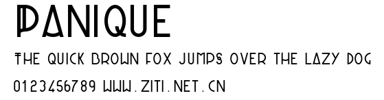Panique.otf字體轉換器圖片