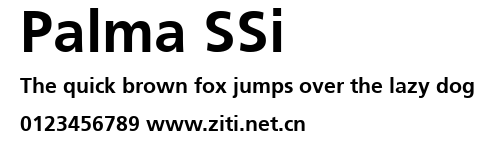 Palma SSi.ttf字體轉換器圖片