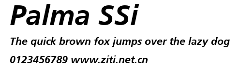 Palma SSi.ttf字體轉換器圖片