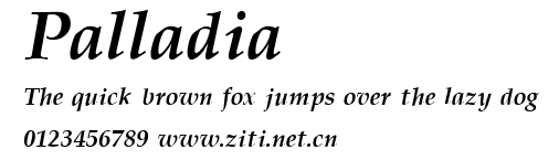 Palladia.ttf字體轉換器圖片