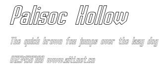Palisoc Hollow.ttf字體轉換器圖片
