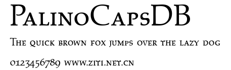 PalinoCapsDB.ttf字體轉換器圖片