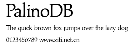 PalinoDB.ttf字體轉換器圖片