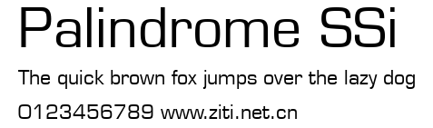 Palindrome SSi.ttf字體轉換器圖片