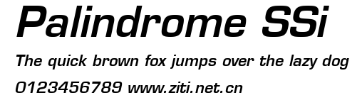 Palindrome SSi.ttf字體轉換器圖片