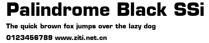 Palindrome Black SSi.ttf