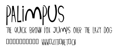 Palimpus.ttf字體轉換器圖片