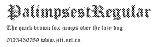 PalimpsestRegular.ttf字體轉換器圖片