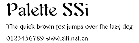 Palette SSi.ttf字體轉換器圖片