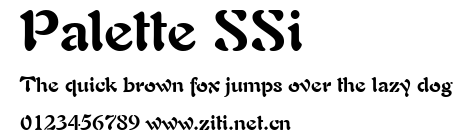 Palette SSi.ttf字體轉換器圖片