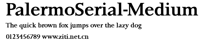 PalermoSerial-Medium.ttf字體轉換器圖片