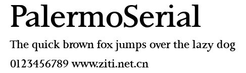 PalermoSerial.ttf字體轉換器圖片