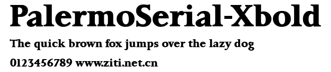 PalermoSerial-Xbold.ttf字體轉換器圖片