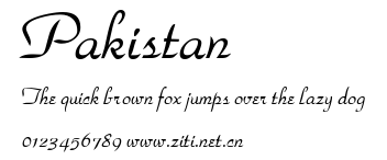 Pakistan.ttf字體轉換器圖片