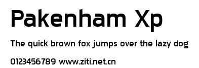 Pakenham Xp.ttf字體轉換器圖片