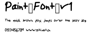 Paint_Font_v1.ttf字體轉換器圖片