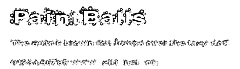 PaintBalls.ttf字體轉換器圖片