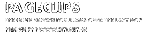 PageClips.ttf字體轉換器圖片