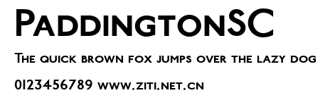 PaddingtonSC.ttf字體轉換器圖片