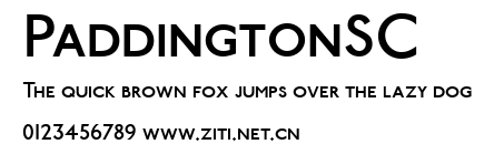 PaddingtonSC.ttf字體轉換器圖片