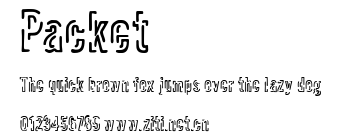 Packet.ttf字體轉換器圖片