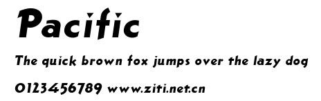 Pacific.ttf字體轉換器圖片