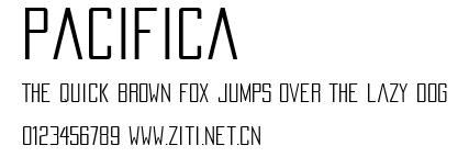 Pacifica.ttf字體轉換器圖片