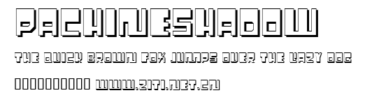 PachineShadow.ttf字體轉換器圖片